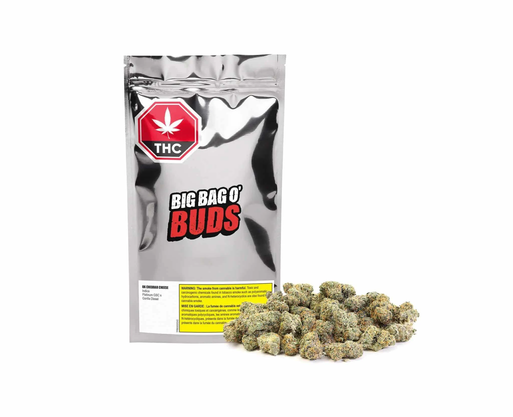 Big Bag O' Buds - Big Bag O- Bud - UK Cheddar Cheese 28g Dried Flower Main Image