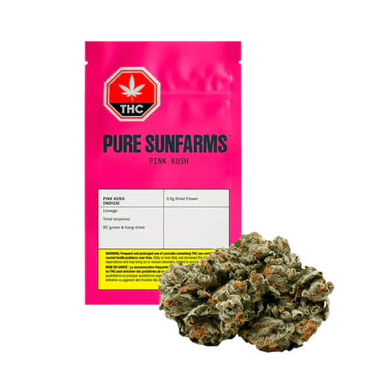 Pure Sunfarms - Pure Sunfarms - Pink Kush 3.5g Dried Flower Main Image