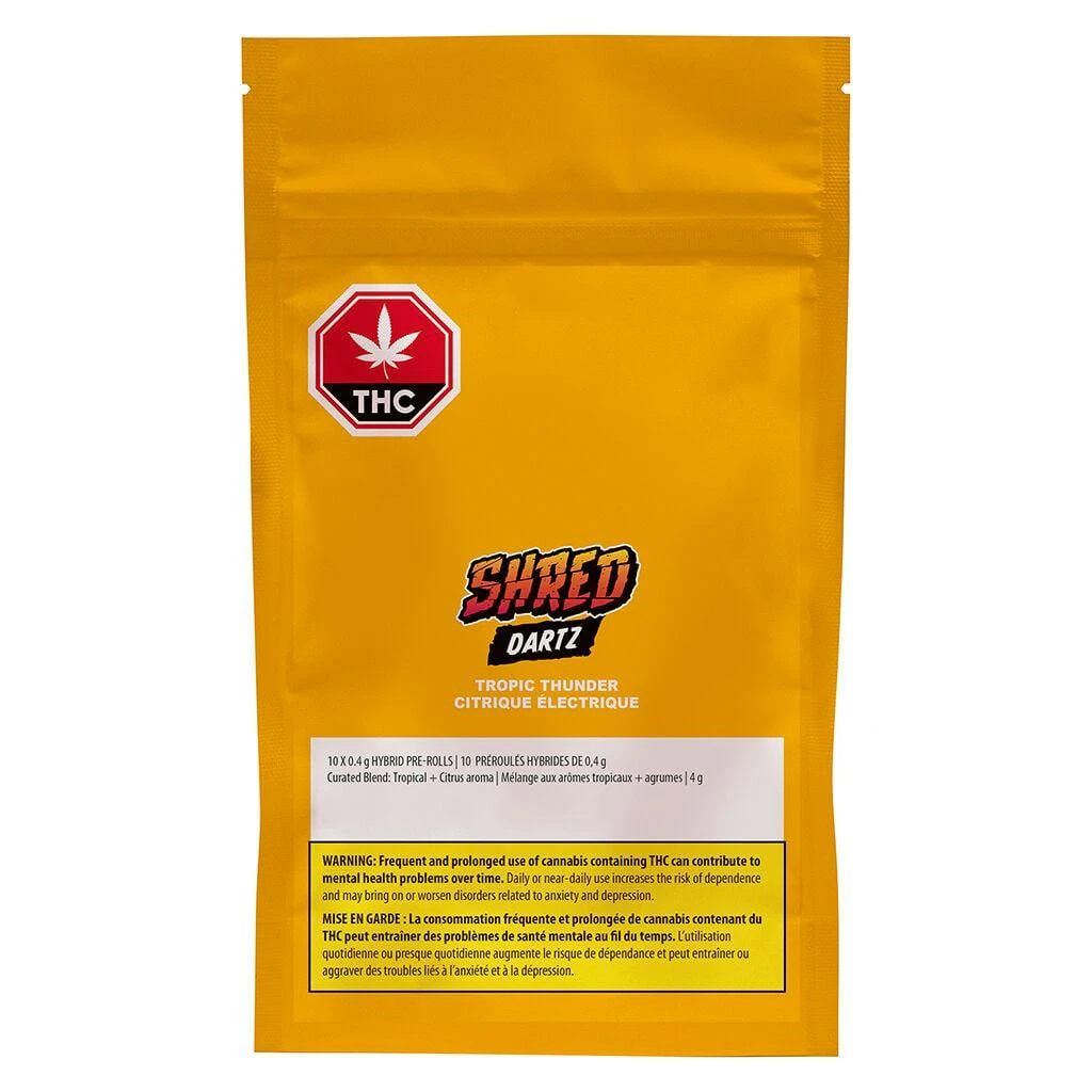 Shred - Shred Darts - Tropic Thunder 10 x 0.4g Pre-Rolls Main Image