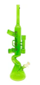 acc - Hydro - 22" Colored Glass Rifle Bong - Green