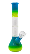 acc - one wholesale - 12' Dual Colored Bong - Sky Blue
