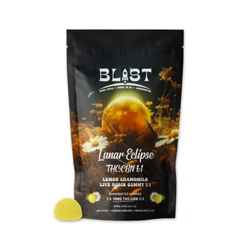 BLAST - BLAST-Sugar Free Vegan Lunar Eclipse Live Rosin CBN:THC 1:1 1 x 4g Soft Chew Main Image