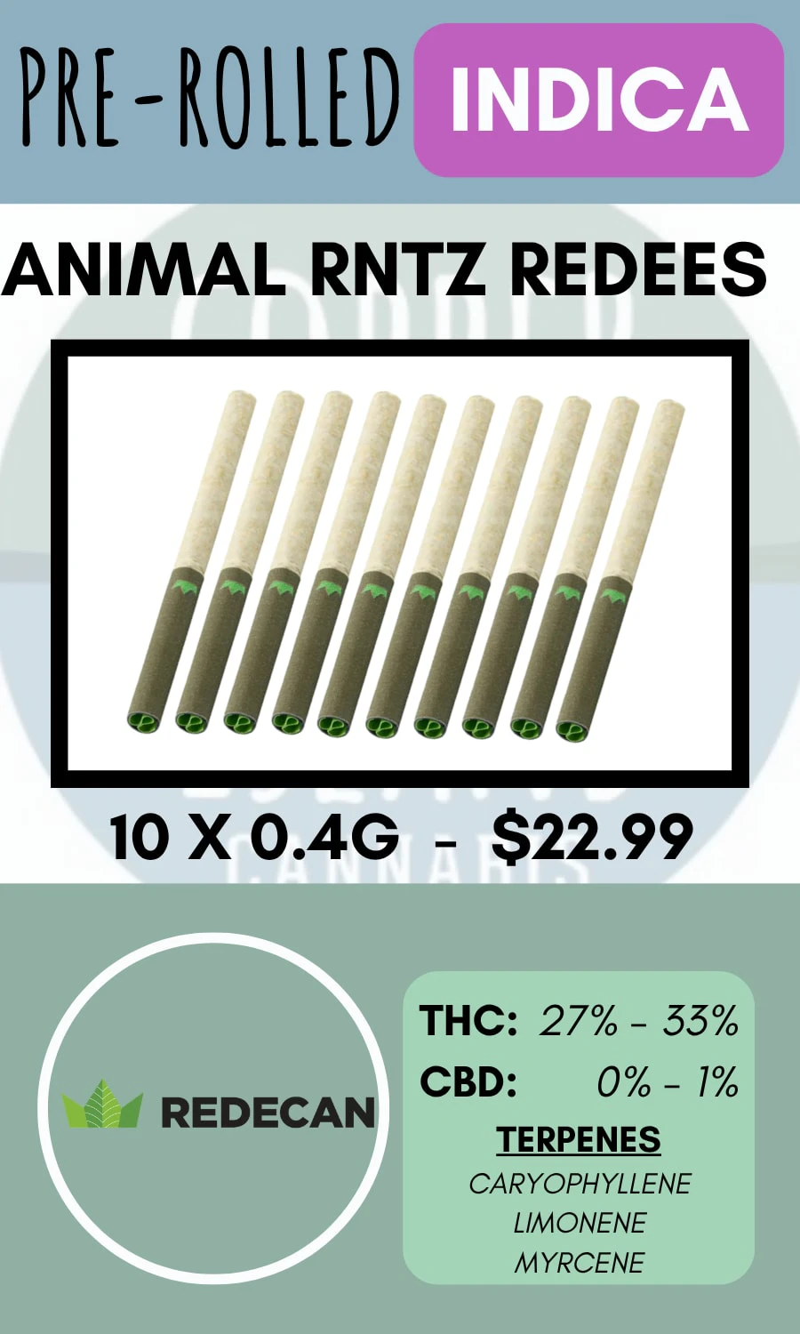 Redecan - REDECAN - 10PK ANIMAL RNTZ REDEES PRS Main Image