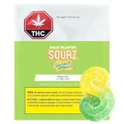 SOURZ By Spinach - Fully Blasted Mango Lime 1:1 CBC | THC 1pk soft chew