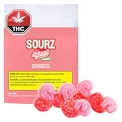SOURZ By Spinach - Strawberry Watermelon 4:1 CBG:THC 5 pk Soft Chews