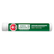 General Admission - Apples & Bananas Distillate Infused Pre-Rolls 3x0.5g