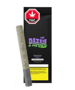 Dazed & Infused - Olli - Dazed & Infused Diesel Orchid 3 x 0.5g Live Resin & Diamond Infused Pre-Rolls Main Image