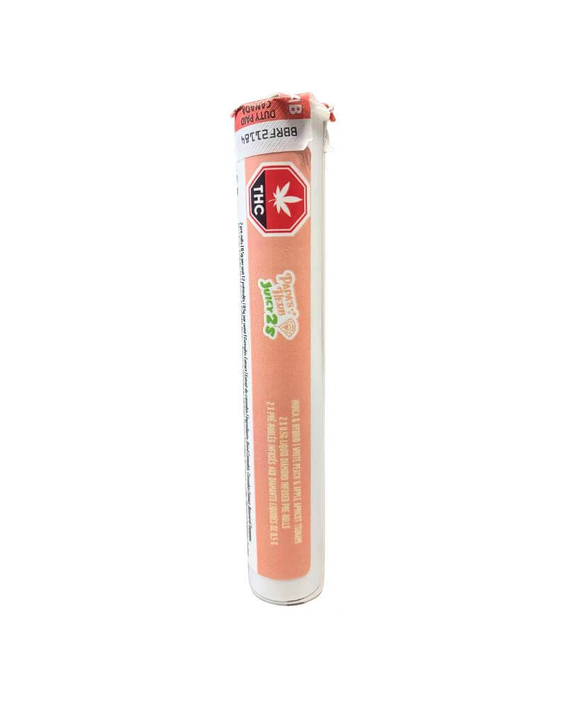 Papa's Herb - Papa-s Herb - White Peach & Apple Apricot Tsunami 2 x 0.5g Liquid Diamond Infused Pre-Rolls Main Image