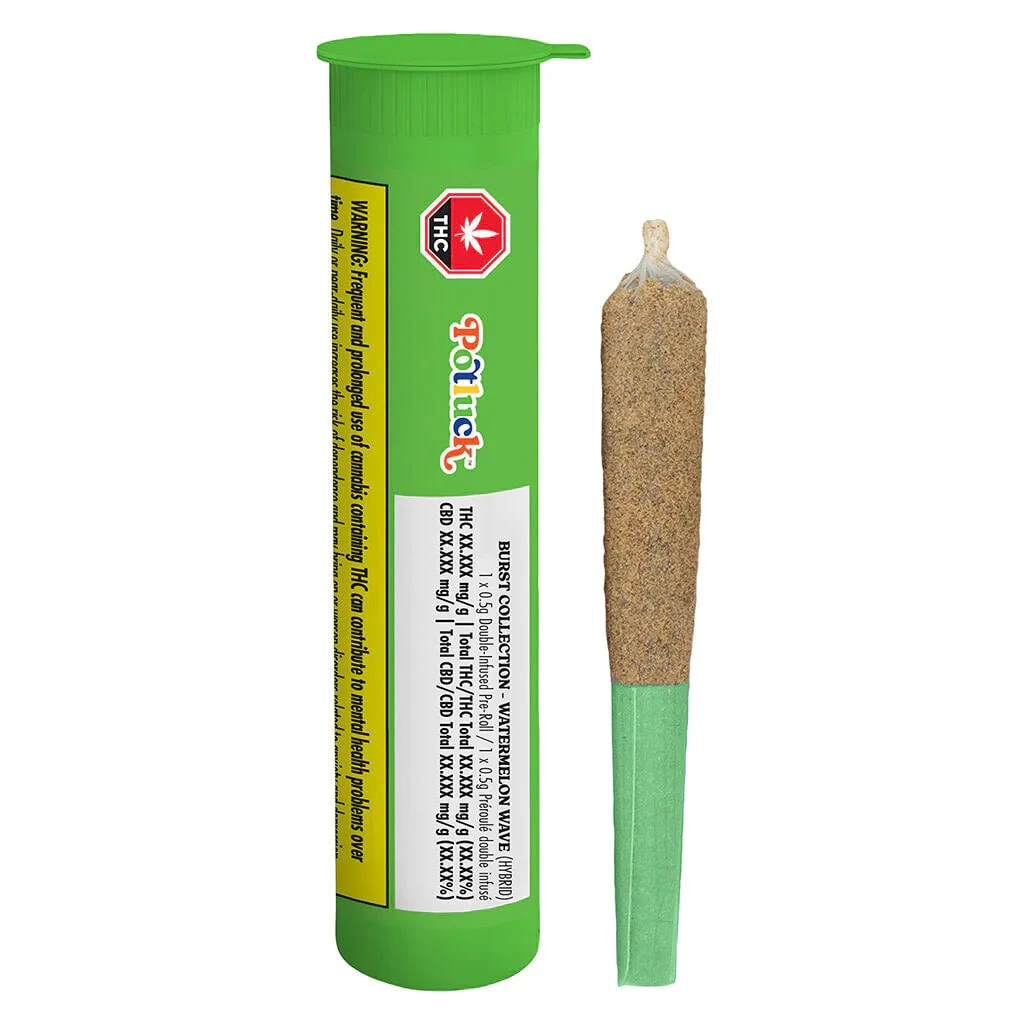 Potluck - Potluck - Watermelon Wave 1 x 0.5g Infused Pre-Roll Main Image