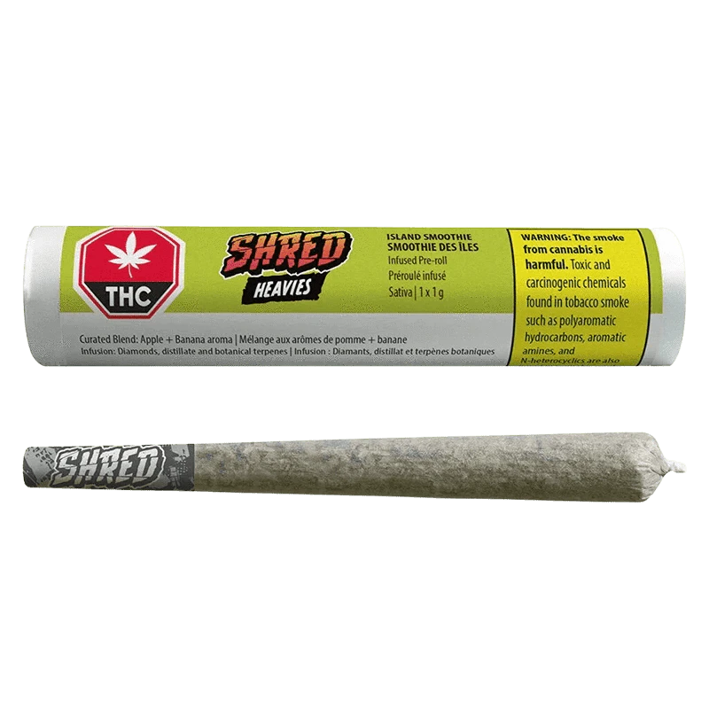 Shred - Shred - Island Smoothie Heavies 1 x 1g Infused Pre-Rolls Main Image