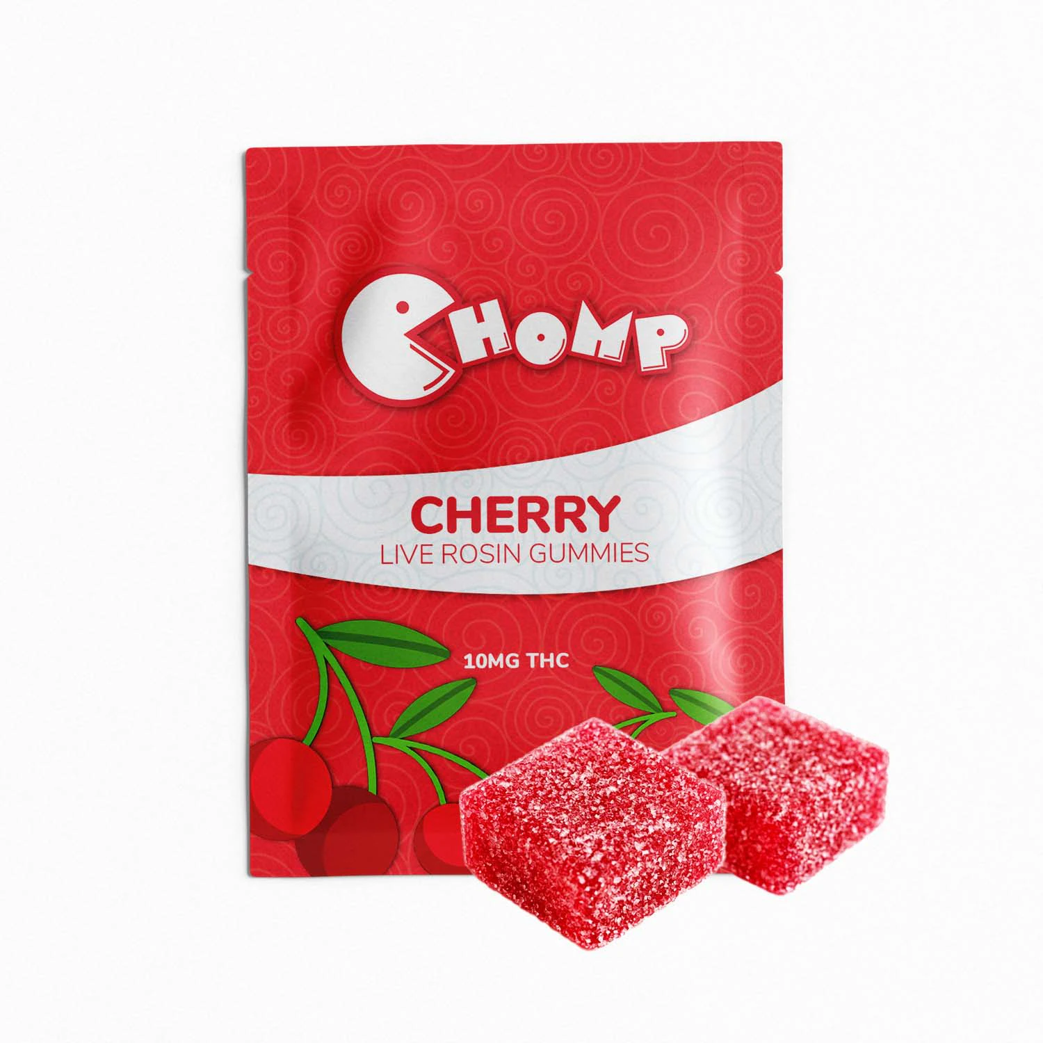 Chomp - Cherry Sativa Live Rosin Gummies Main Image