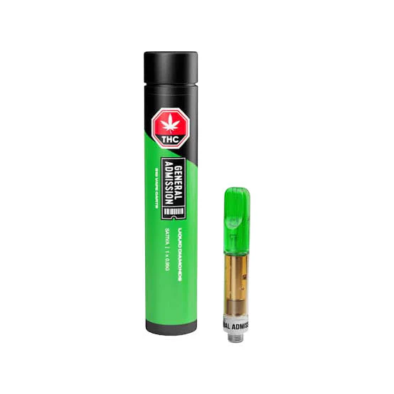 General Admission - Pineapple Apple Liquid Diamond 0.95g Prefilled Vape Cartridge Main Image
