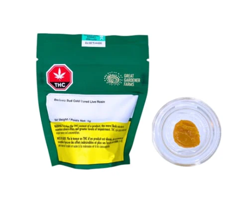 Great Gardener Farms - Barbara Bud Cold Cured Live Rosin 1G Main Image