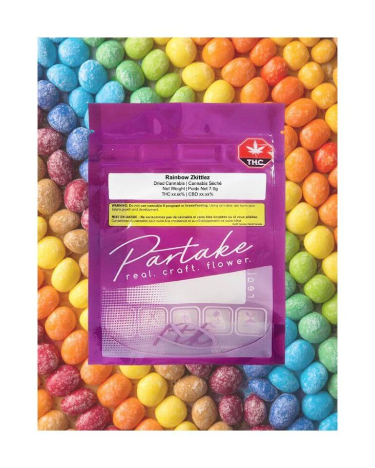 Partake - Rainbow Zkittlez 3.5g Dried Flower - Partake Main Image