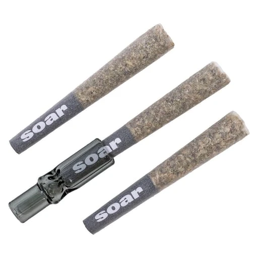 Soar - 187 Kush  Glass Tip - God Father OG X Killa Kush 3 x 0.5g Pre-Rolls Main Image
