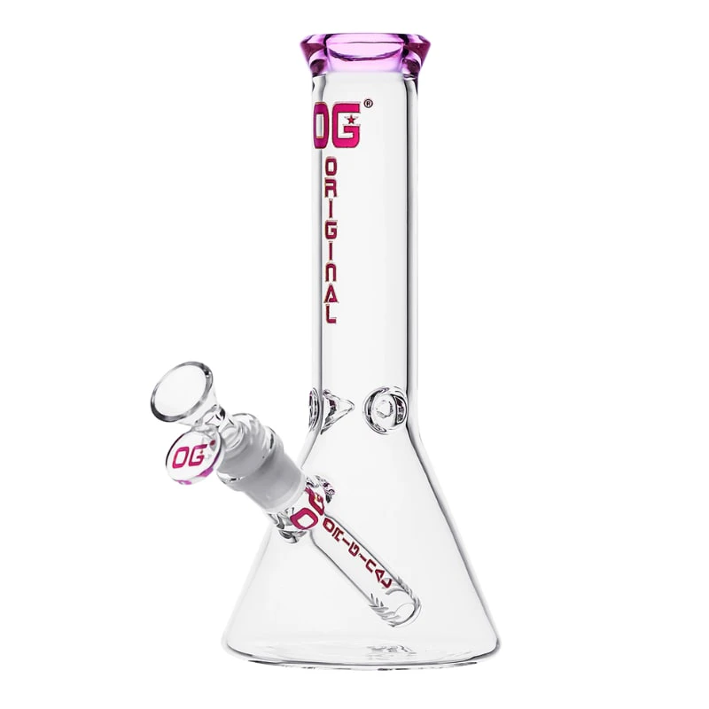 OG - OG - 8" Original Bold Rim Beaker (Pink) Main Image