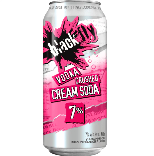 BLACK FLY - 1C BLACK FLY VODKA CREAM SODA 473mL Main Image