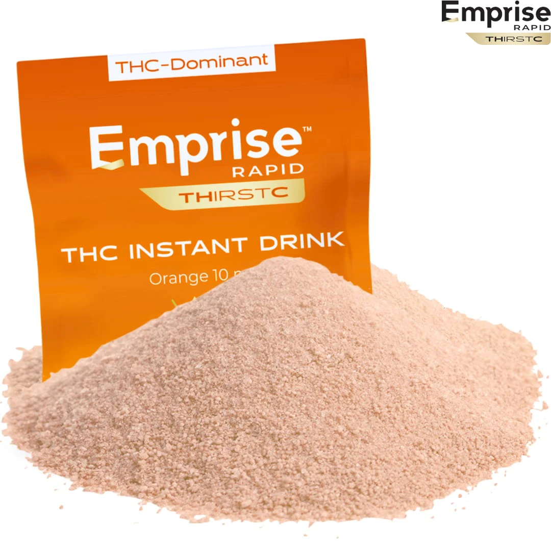 Emprise Canada - Emprise Rapid THirstC | Orange 10 THC Instant Drink | 1PK Beverage 10/25 PROMO Main Image