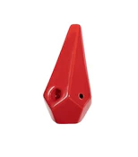 ACC - BRNT Ltd. - 5" Ceramic Prism Pipe Red