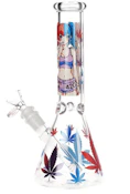 ACC - AFG - 10" 420 Anime Girl Water Pipe