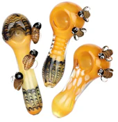 ACC - AFG - 4" Busy Bumble Bee Spoon Pipe