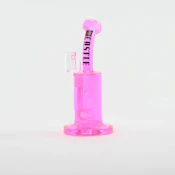 8.5" Barrel Dab Rig Pink