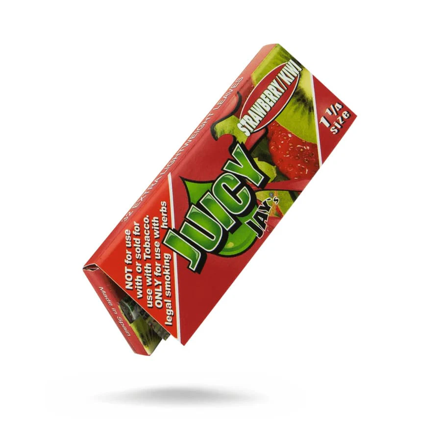 Juicy Jay's  - 1 1/4 FLAVOURED ROLLING PAPER - STRAWBERRY KIWI Main Image