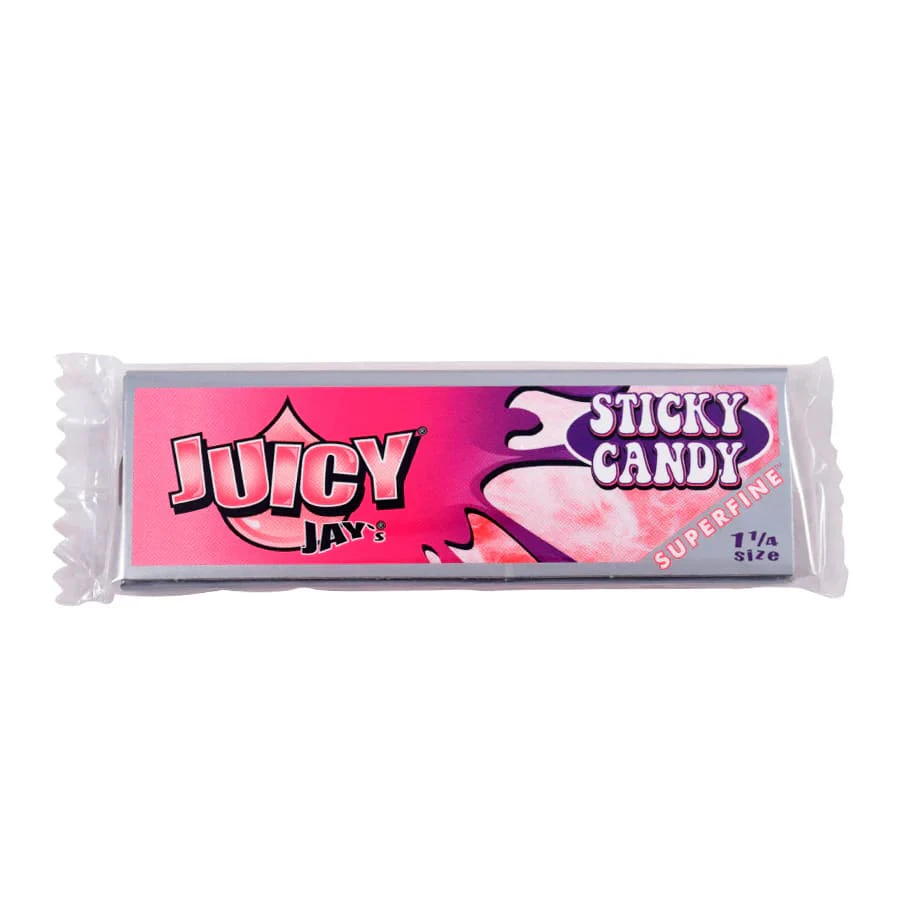 Juicy Jay's  - 11/4 SUPERFINE FLAVOURED ROLLING PAPERS - STICKY CANDY Main Image
