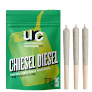 Uncommon Cannabis Chiesel Diesel 3 x 0.5g Pre-Rolls