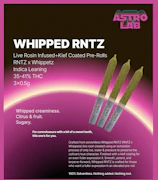 Astrolab Whipped Rntz 3 x 0.5g Live Rosin & Kief Coated Infused Pre-Rolls