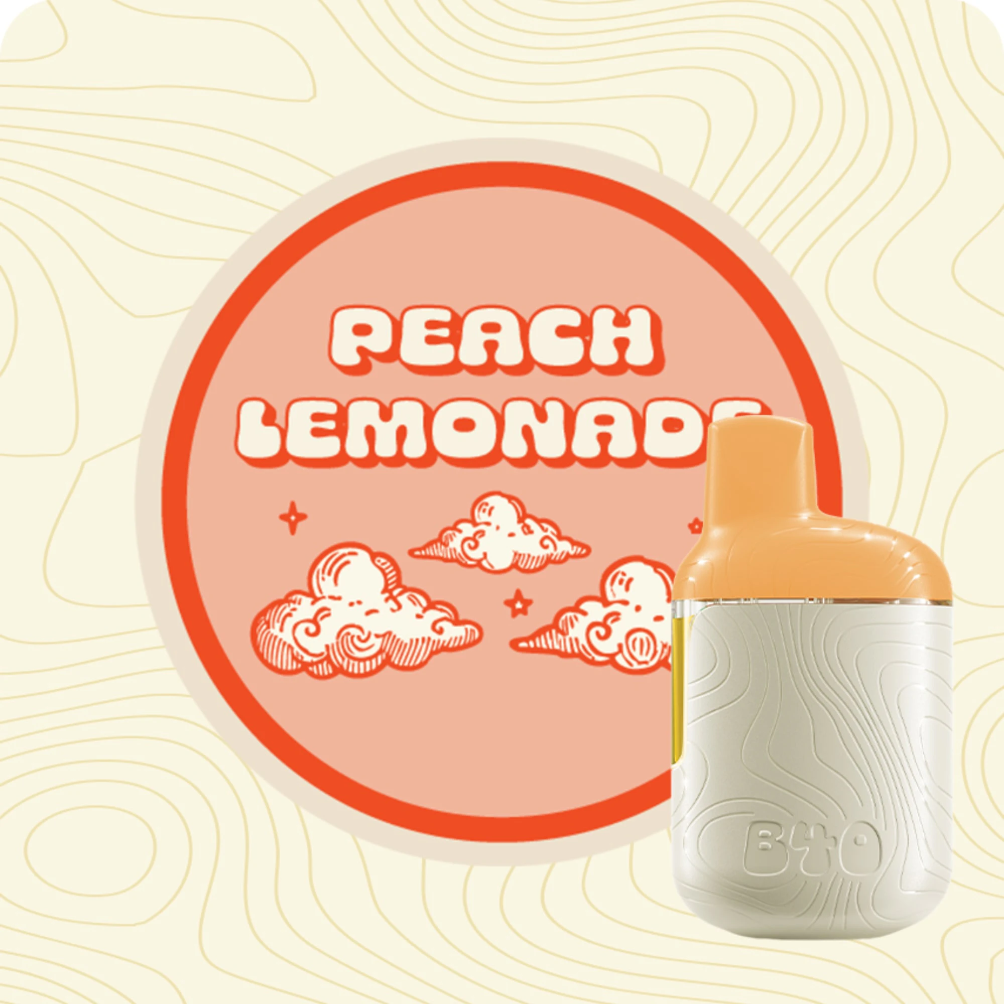 Back Forty - Back Forty Peach Lemonade 0.95g Disposable Vape Pen Main Image