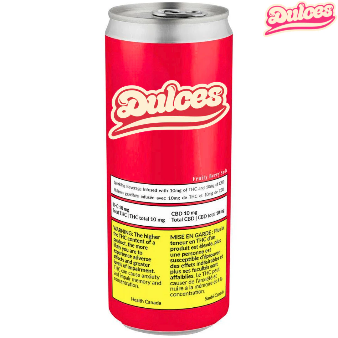 DULCES - Dulces | 1:1 Cherry Shockwave THC:CBD | Beverage Main Image