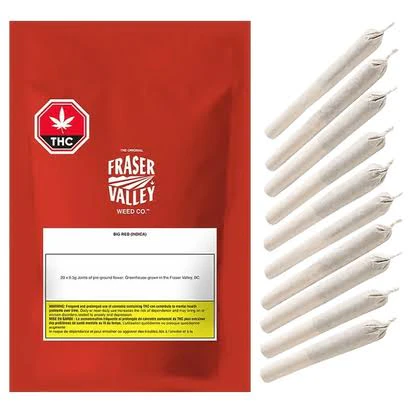 The Original Fraser Valley Weed Co. - Big Red Sativa Pre-Roll 20x0.5g Pre-Rolls Main Image