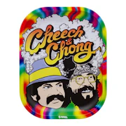 G-Rollz Cheech & Chong Trippy Metal Rolling Tray