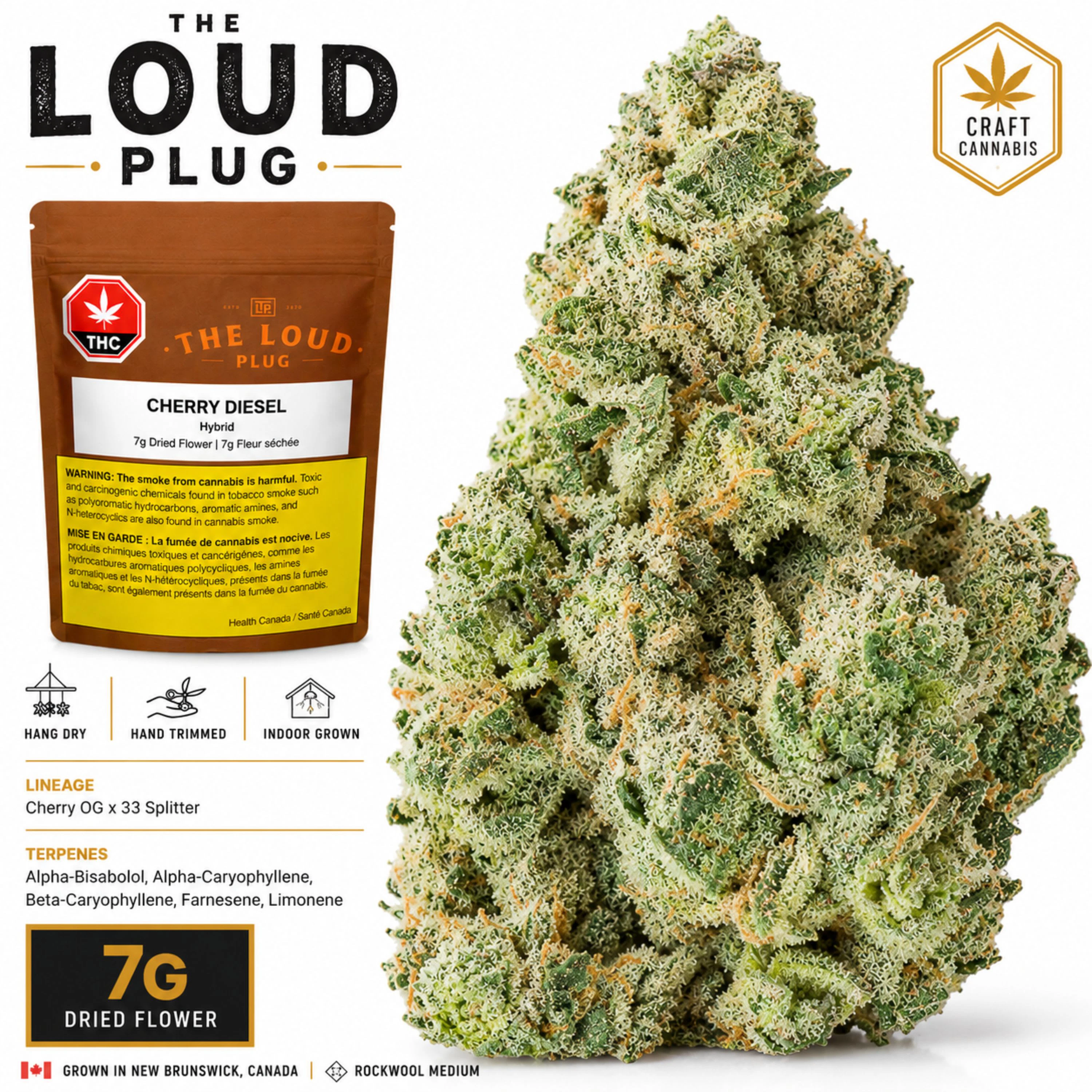 The Loud Plug - Cherry Diesel (Cherry OG x 33 Splitter) 7g Flower Main Image