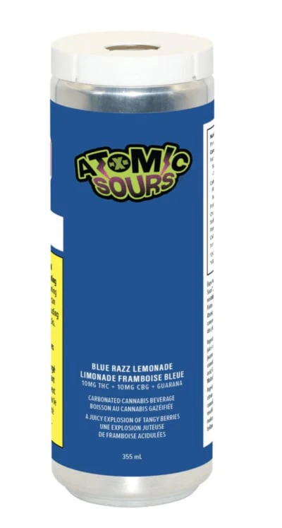 XMG - XMG ATOMIC SOURS - Blue Razz Lemonade 355ml Main Image