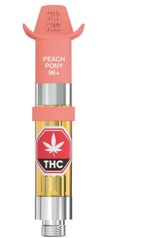 WILD WEST - Wild West Peach Pony Liquid Diamond 0.95g Prefilled Vape Cartridge Main Image