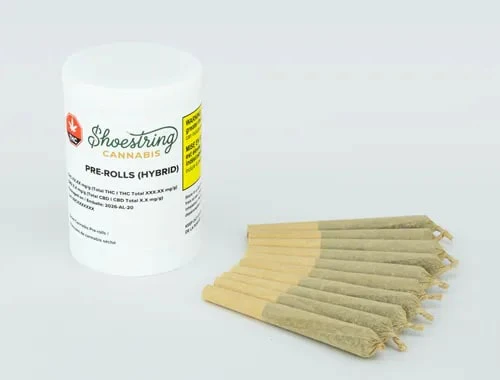 SHOESTRING CANNABIS - Hybrid 10x0.5g Pre-Rolls Main Image