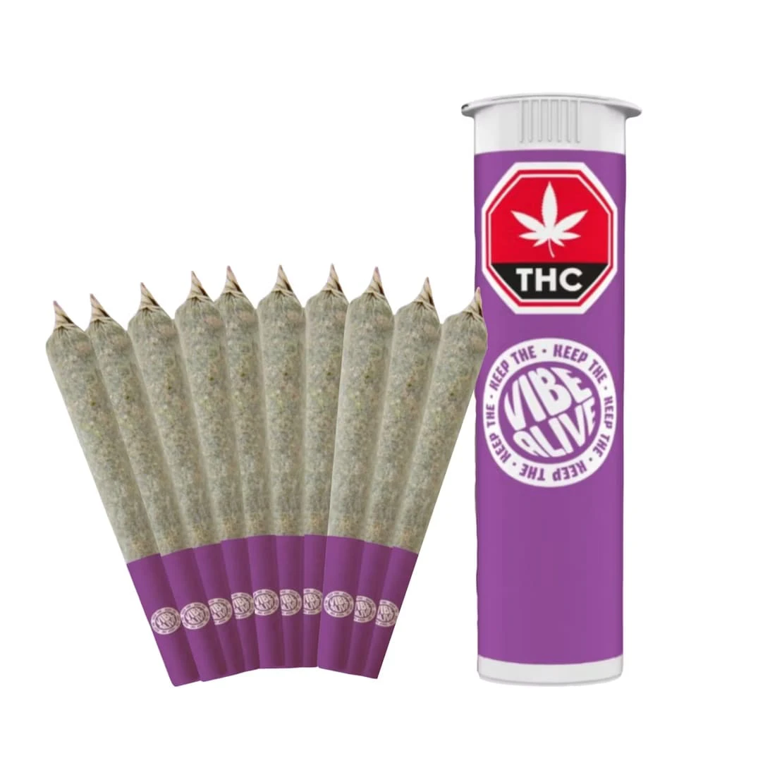 KEEP THE VIBE ALIVE - Organic Afterglow 10 x 0.5g Pre-Rolls Main Image