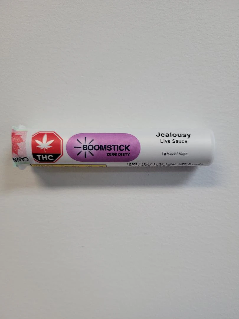 Weed Pool - Boomstick Jealousy Live Sauce 1g Vape Cart Main Image