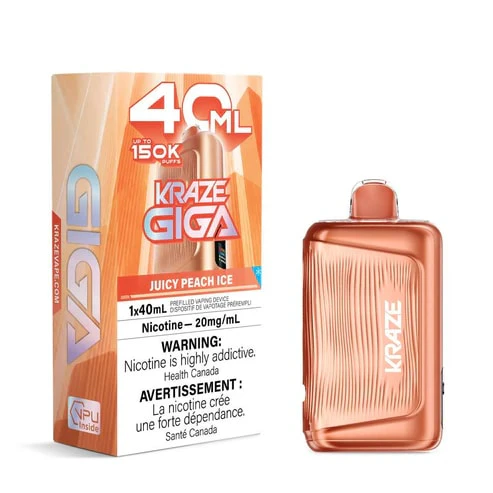 Pacific Smoke International - Kraze Giga - Juicy Peach Ice Main Image