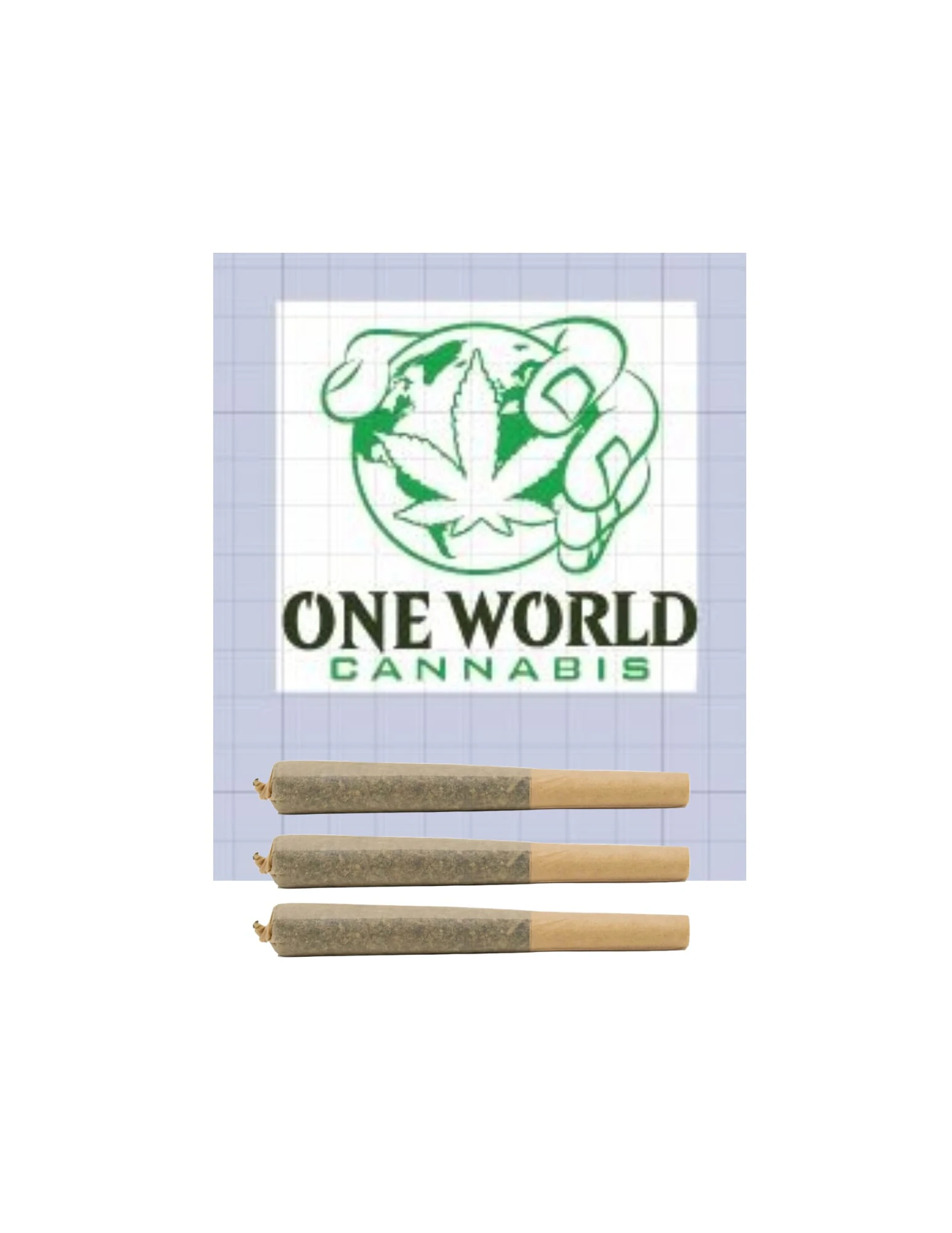 One World Cannabis - Face Mints 3 x 0.5g Pre-Rolls by One World Cannabis Main Image