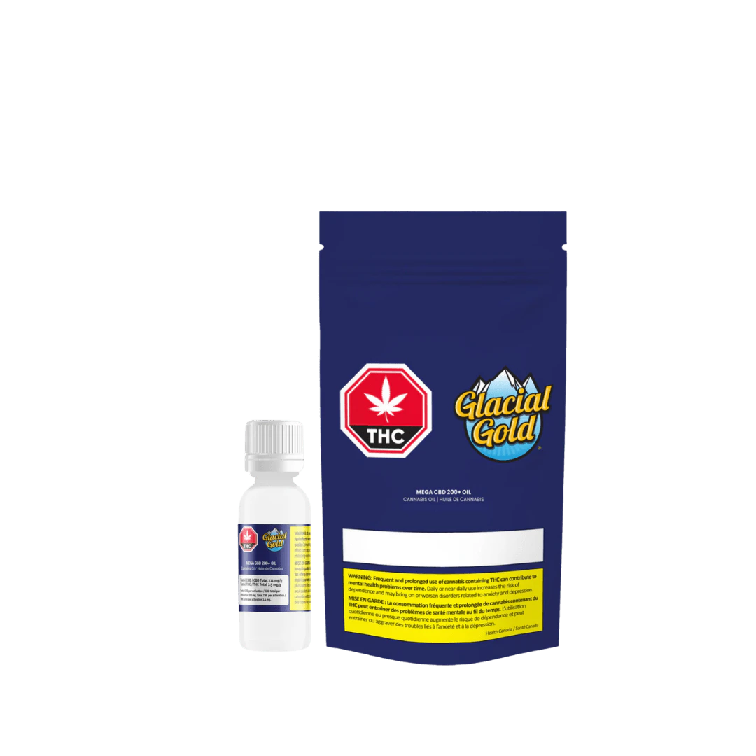 Glacial Gold - Glacial Gold Mega CBD 200+ OIL - 200mg Main Image