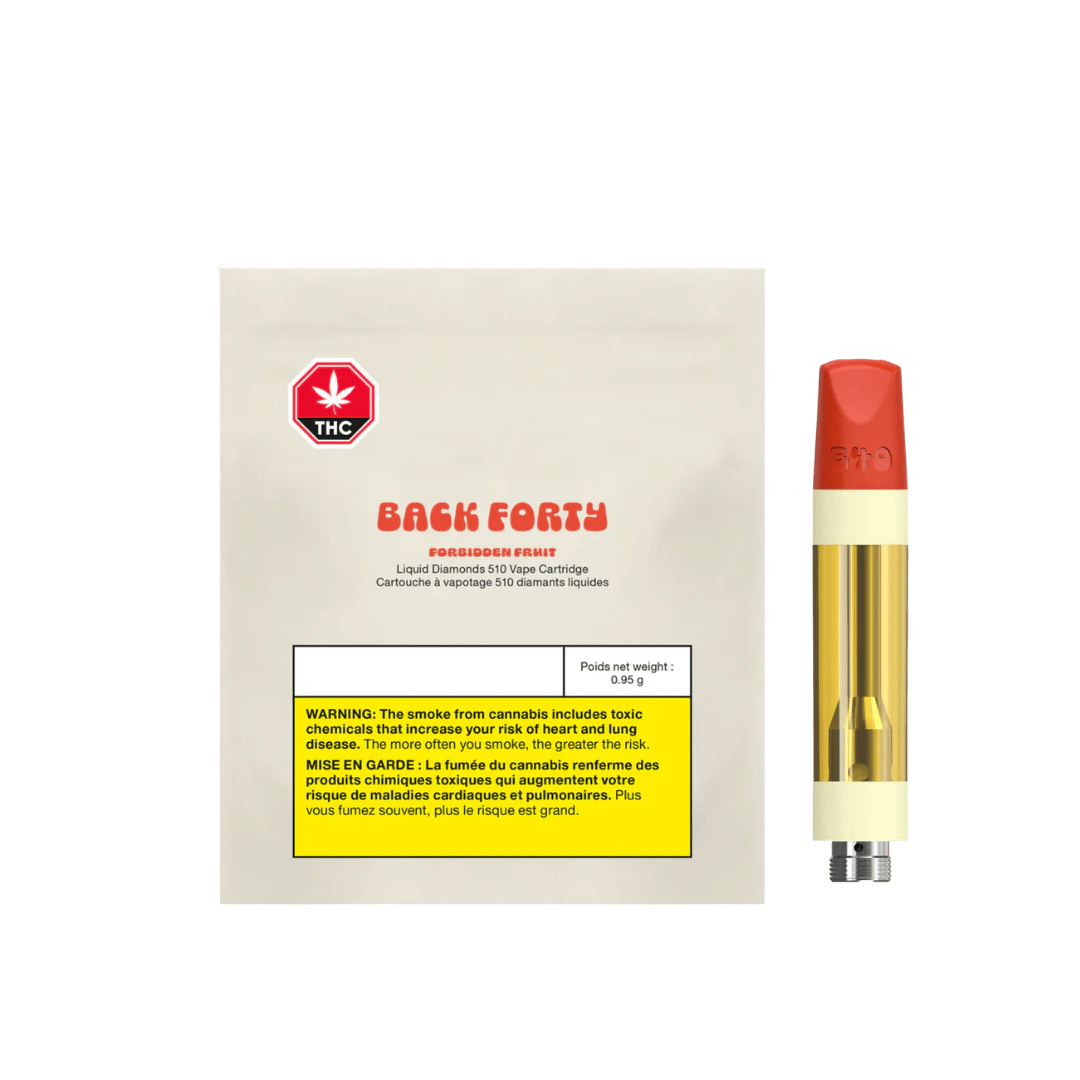 Back Forty - Back Forty Forbidden Fruit Liquid Diamond Blend Cartridge - 0.95g Main Image