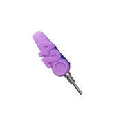 CDI - 420 POP STICK - SILICONE NECTAR COLLECTOR - PURPLE