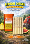 Back Forty BACKPACKERS - 10x.75g Lemon Diesel Sativa PR