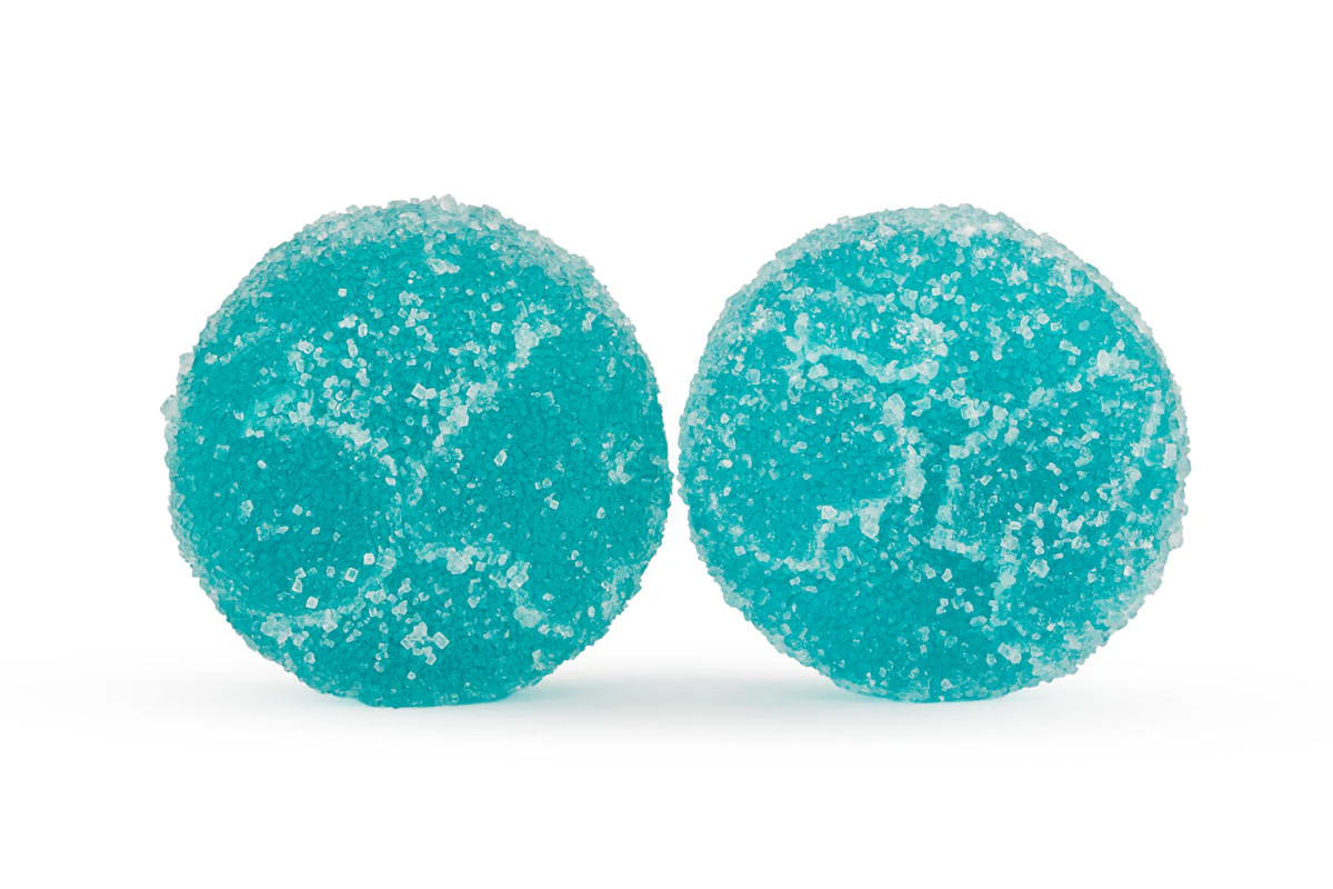 1964 - 1964 - Blue Raspberry THC:CBG Live Rosin Gummies - Sativa - 2 Pack Main Image