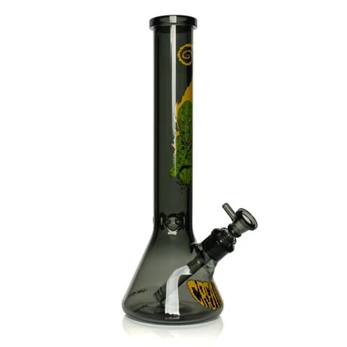 GEAR PREMIUM - Creature 15" Tall 7mm Thick Smoke Goblin Beaker Base Water Pipe - Smoke Main Image