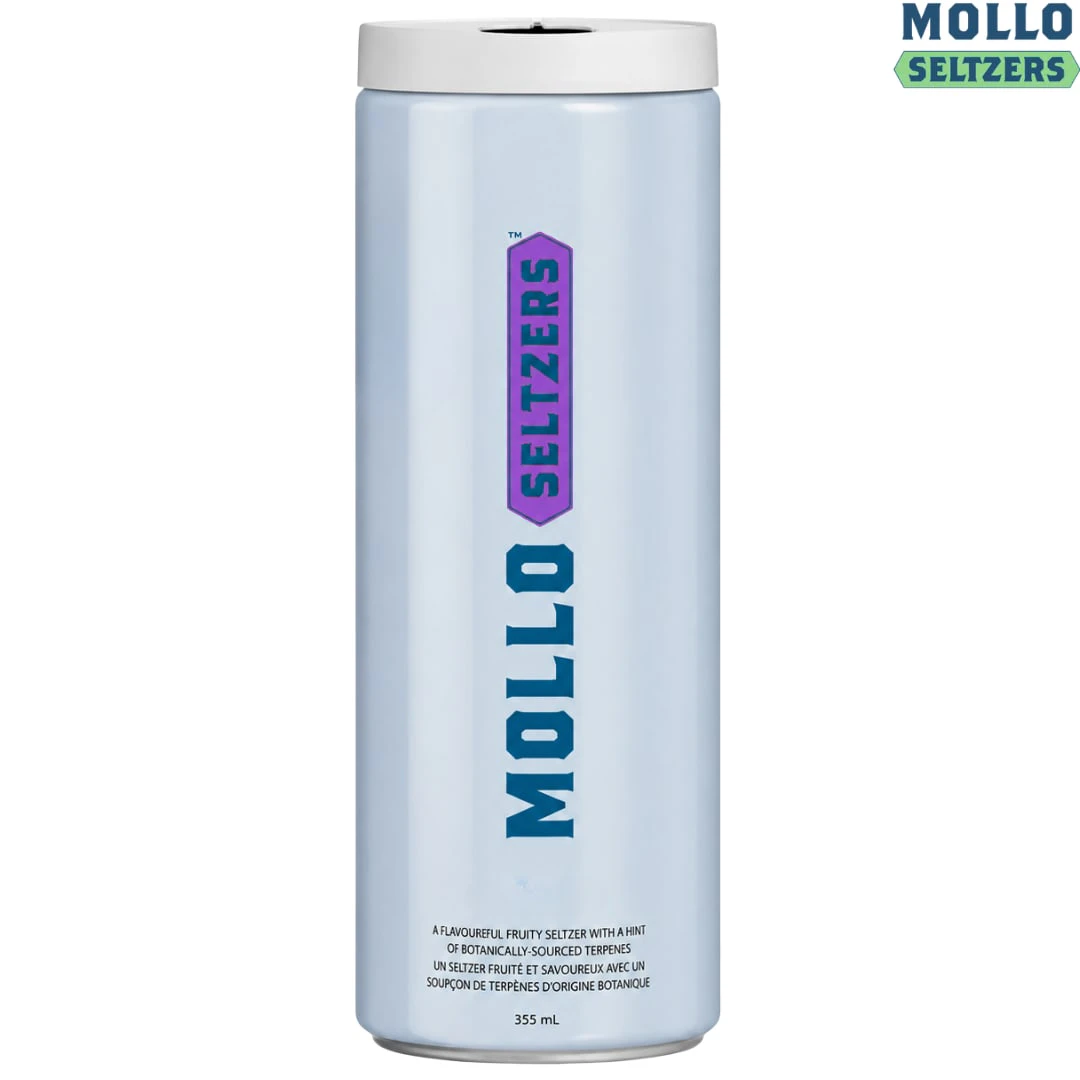 Mollo - Mollo | 1:2 Blackberry Seltzer THC:CBG | Sugar Free Beverage Main Image