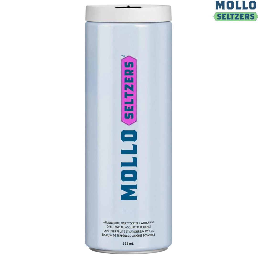 Mollo - Mollo | 1:2 Wildberry Acai Seltzer THC:CBG | Sugar Free Beverage Main Image